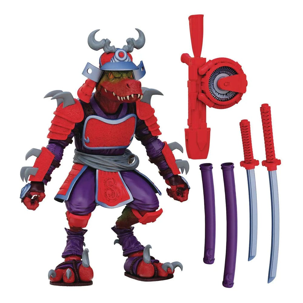 🧪 LAB | SU ORDINAZIONE Saurozoic Warriors Rock Action Figure Sokudo Legion Raptor (Samurai) 15 cm