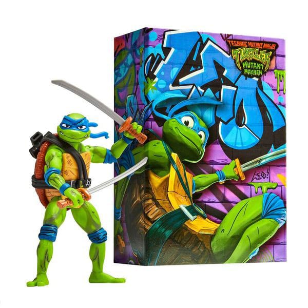 AUF BESTELLUNG Teenage Mutant Ninja Turtles: Mutant Mayhem Actionfigur Comic Con Leonardo 18 cm