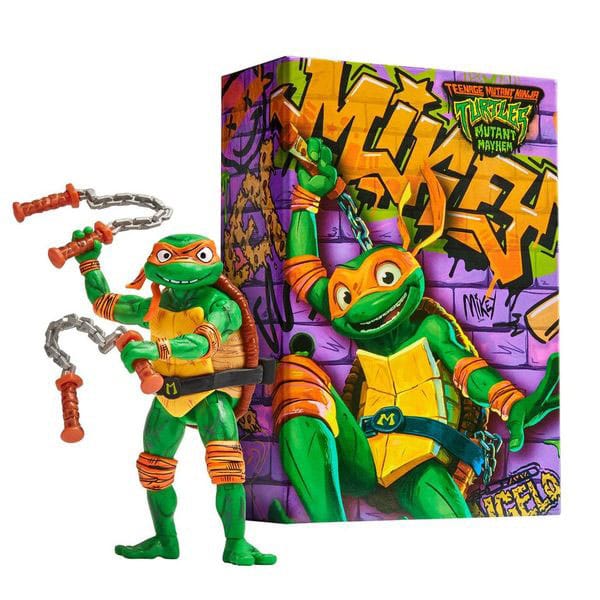 MADE TO ORDER Teenage Mutant Ninja Turtles: Mutant Mayhem Action figure Comic Con Michelangelo 18 cm SOLD OUT