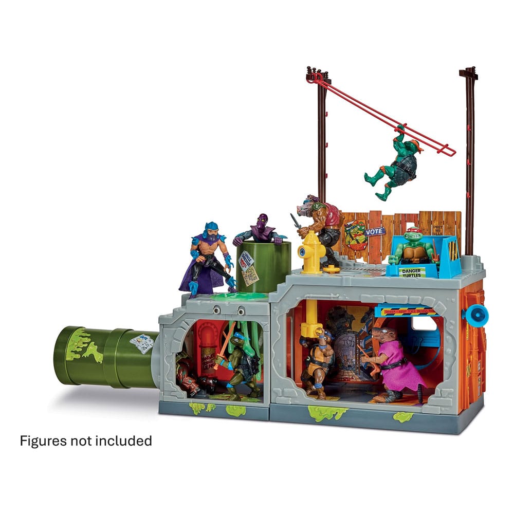 MADE TO ORDER Teenage Mutant Ninja Turtles Building Secret Sewer Lid Playset Mutant Module heo EU Exclusive 30 cm SOLD OUT