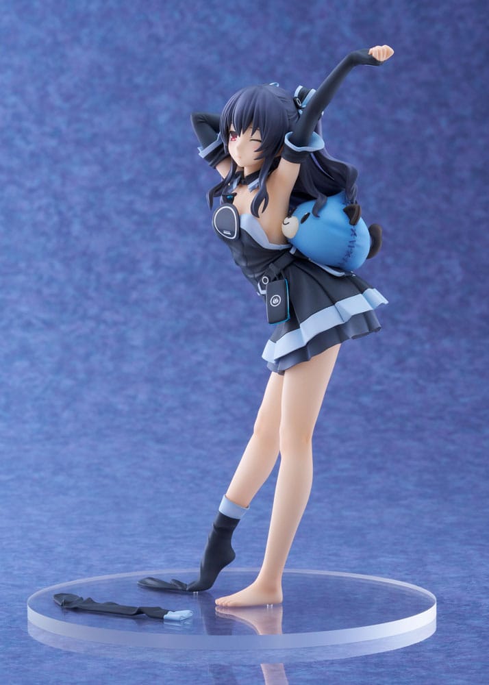 PREORDINE ESAURITO Hyperdimension Neptunia Statue 1/8 Neptunia Uni Wake Up Ver. 20 cm