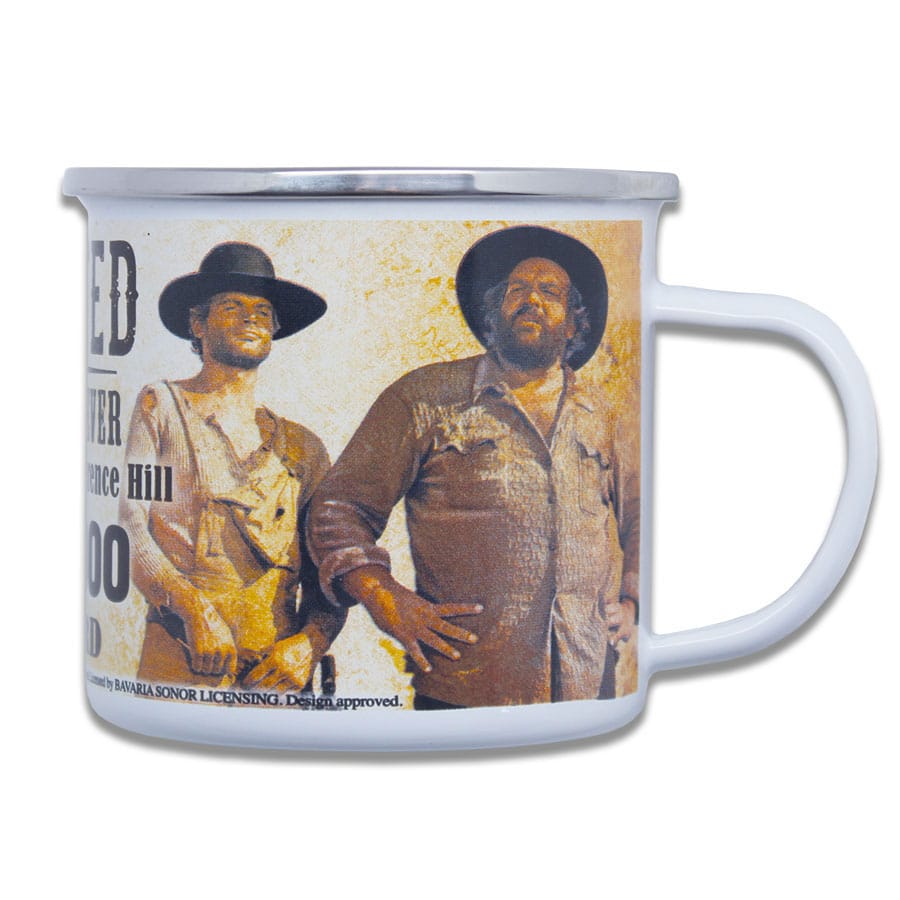 MADE TO ORDER Bud Spencer & Terence Hill Enamel Mug Wanted