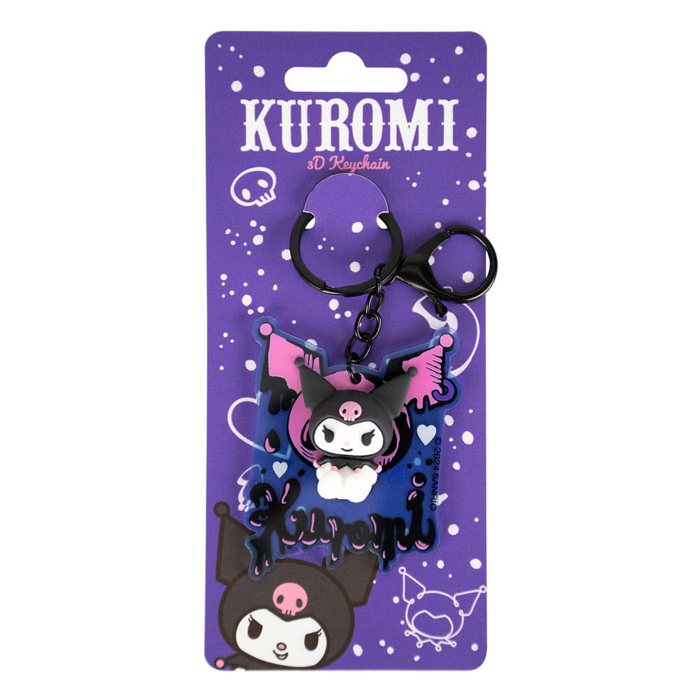 🧪 LAB | SU ORDINAZIONE Sanrio 3D Acrylic Keychain Kuromi