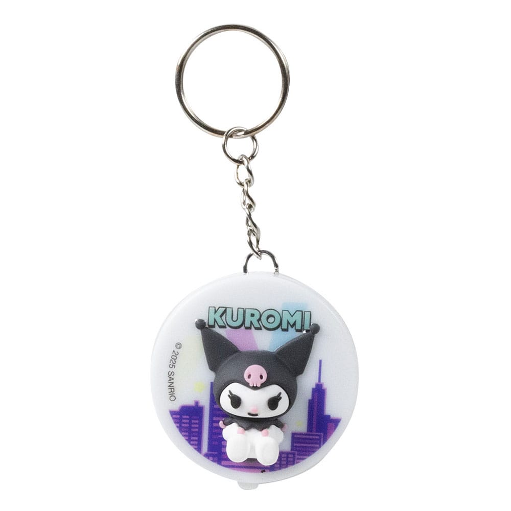 Auf Bestellung gefertigter Sanrio-Schlüsselanhänger mit Kuromi-Beleuchtung