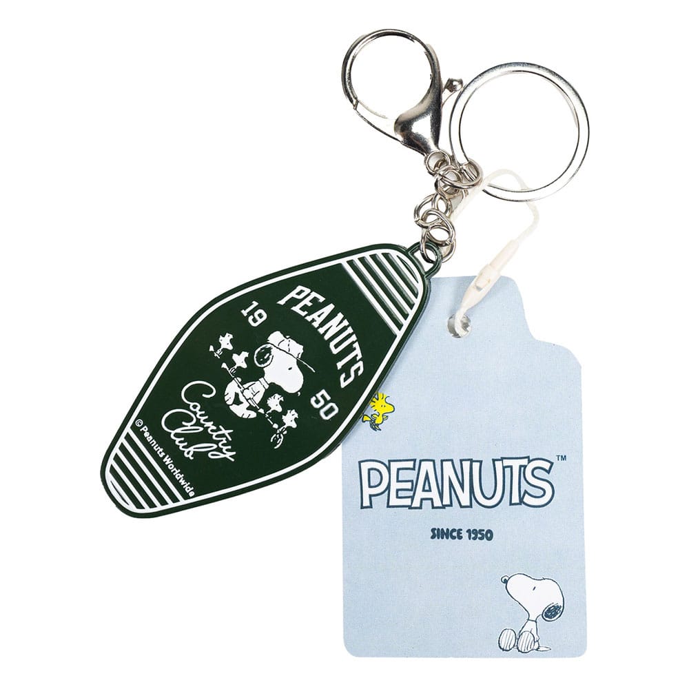 Auf Bestellung gefertigter Peanuts-Schlüsselanhänger Snoopy Country Club