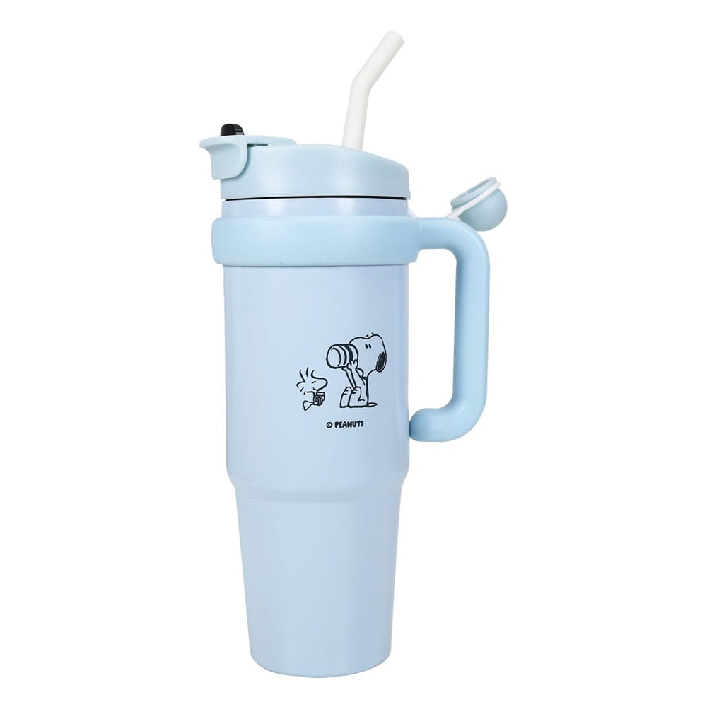 SU ORDINAZIONE Peanuts Thermo Cup with straw Snoopy 887 ml