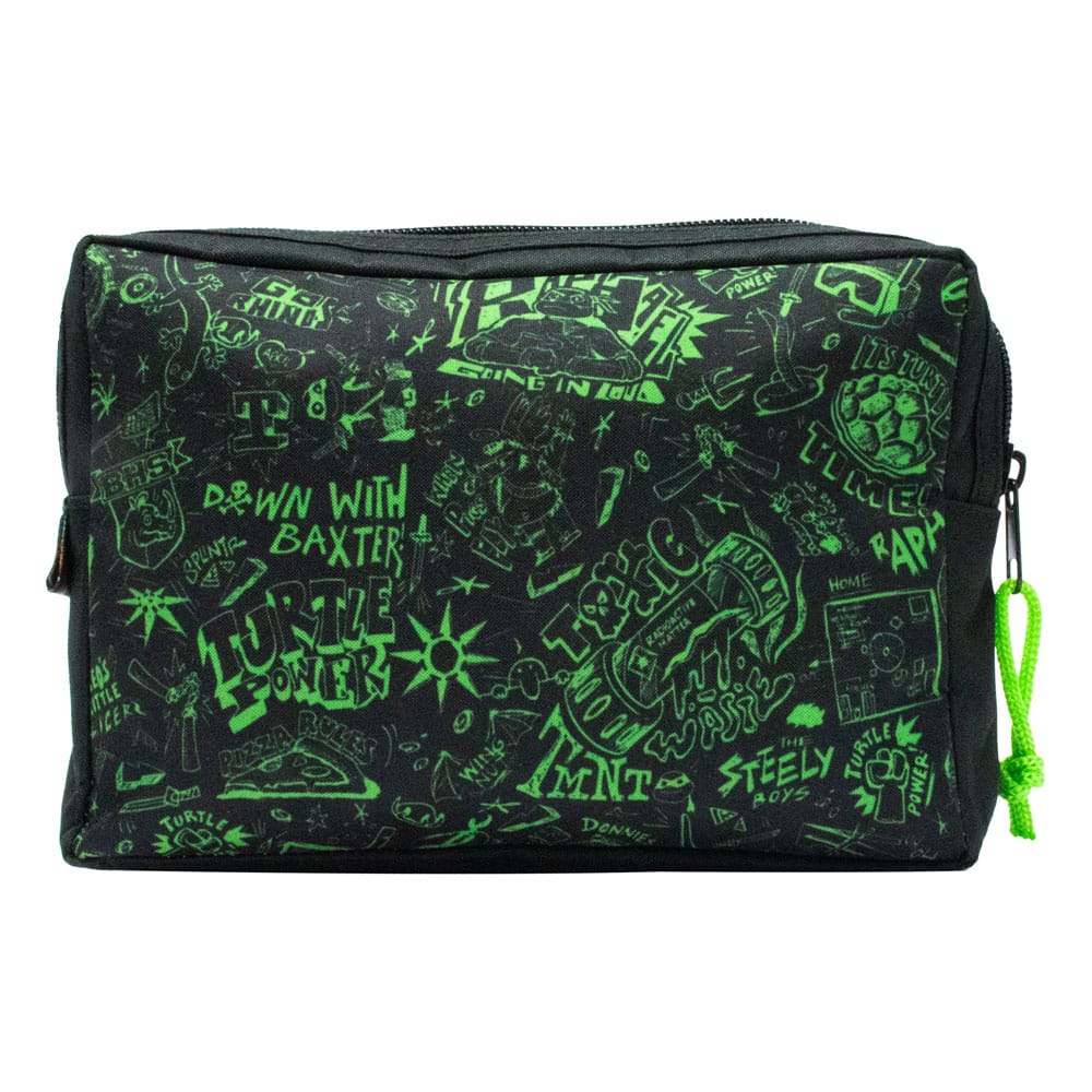 AUF BESTELLUNG Teenage Mutant Ninja Turtles Federmäppchen mit mehreren Taschen, Symbole *SONDERPREIS*