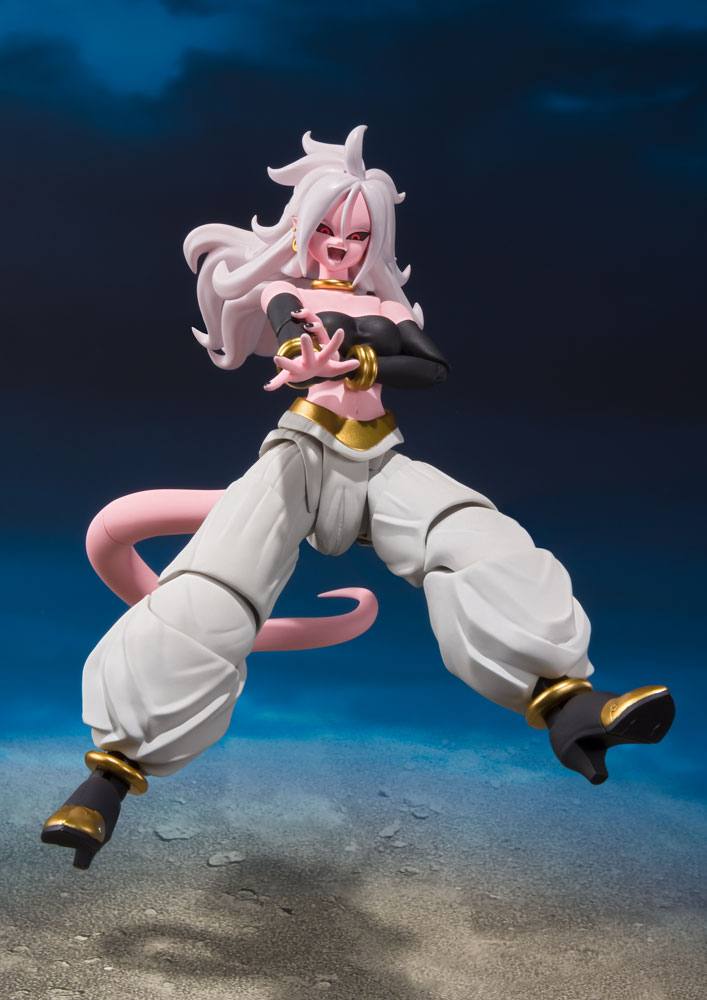 IN STOCK Dragon Ball FighterZ S.H. Figuarts Action Figure Android No. 21 15 cm