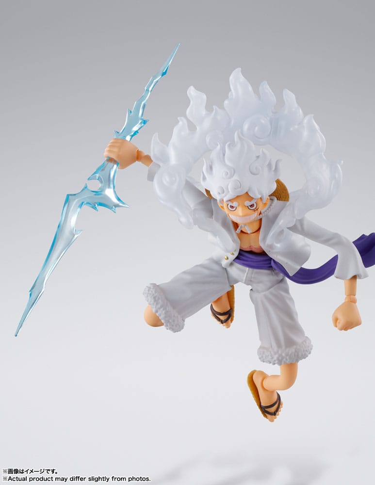 SU ORDINAZIONE One Piece S.H. Figuarts Action Figure Monkey D. Luffy Gear 5 15 cm