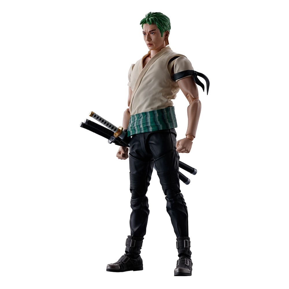 AUF BESTELLUNG HERGESTELLT One Piece SH Figuarts Actionfigur Roronoa Zoro (Netflix) 14 cm *SONDERPREIS*