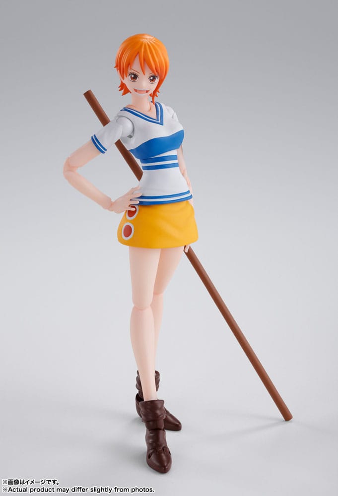 🧪 LAB | SU ORDINAZIONE One Piece S.H. Figuarts Action Figure Nami Romance Dawn 14 cm