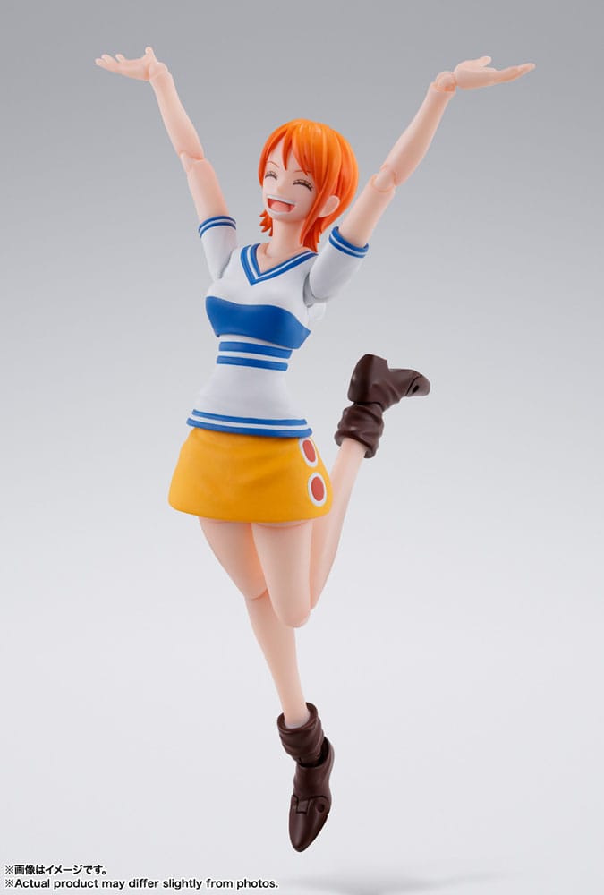 🧪 LAB | SU ORDINAZIONE One Piece S.H. Figuarts Action Figure Nami Romance Dawn 14 cm