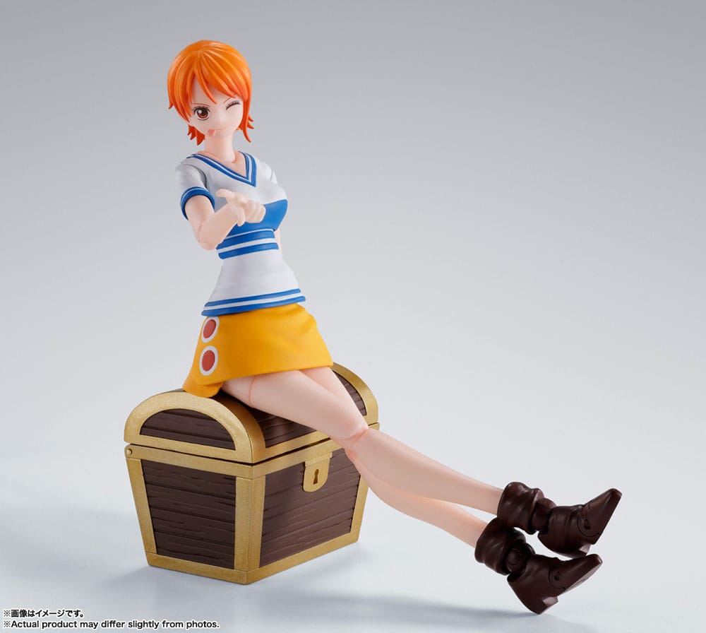🧪 LAB | SU ORDINAZIONE One Piece S.H. Figuarts Action Figure Nami Romance Dawn 14 cm