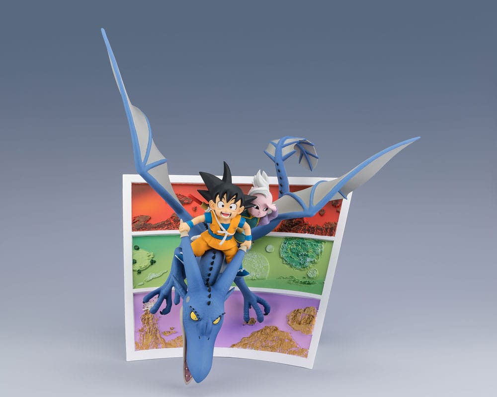 SU ORDINAZIONE Dragon Ball Figuarts ZERO PVC Statue Son Goku (mini) & Supreme Kai (mini) Welcome to the great Adventure! 23 cm