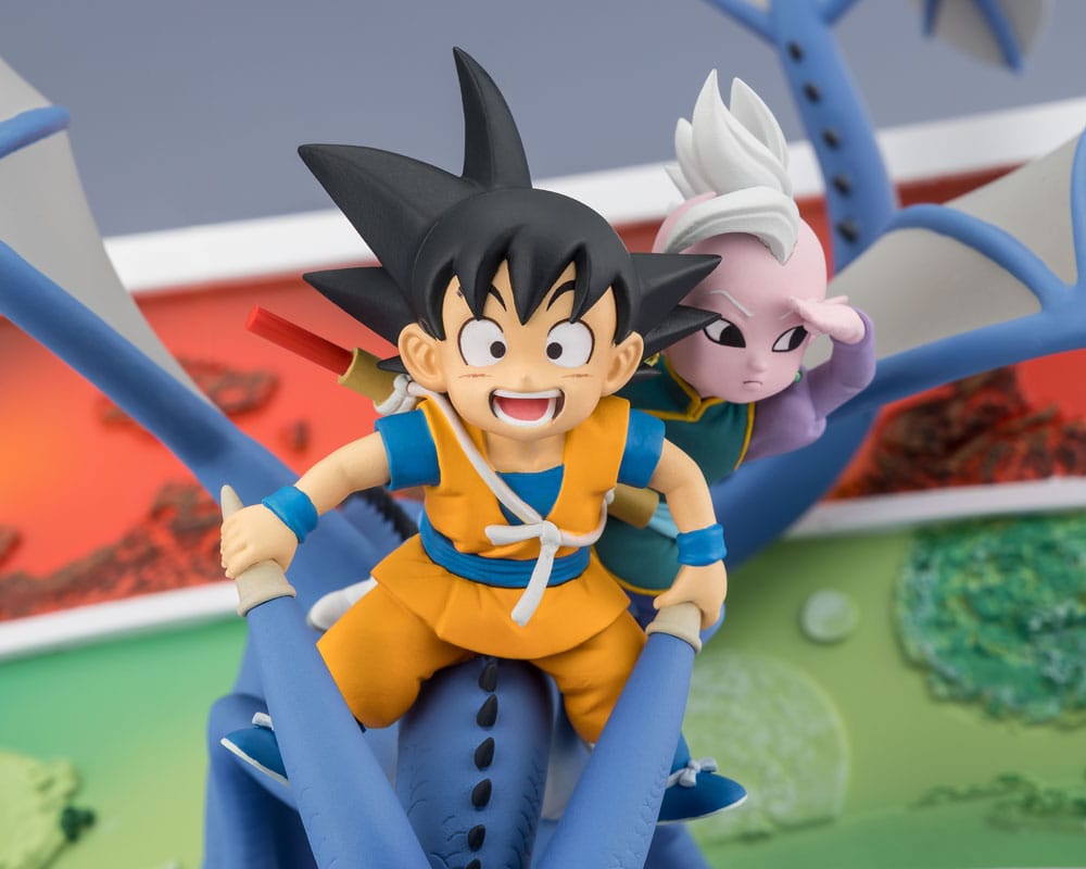 SU ORDINAZIONE Dragon Ball Figuarts ZERO PVC Statue Son Goku (mini) & Supreme Kai (mini) Welcome to the great Adventure! 23 cm