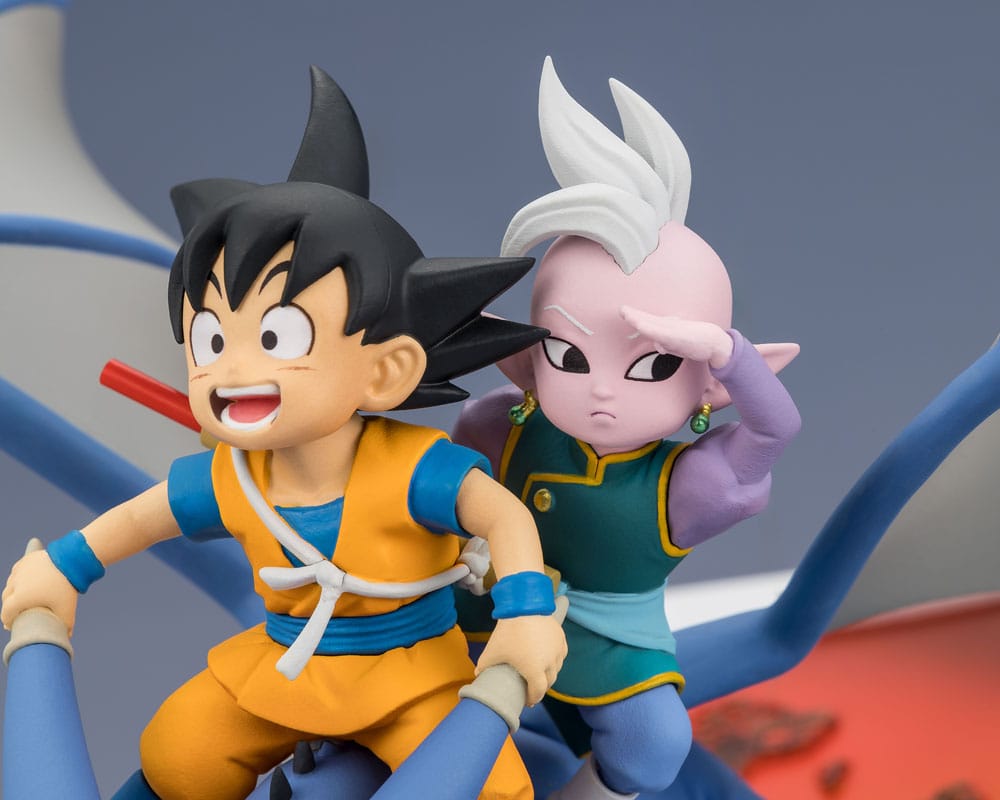 SU ORDINAZIONE Dragon Ball Figuarts ZERO PVC Statue Son Goku (mini) & Supreme Kai (mini) Welcome to the great Adventure! 23 cm