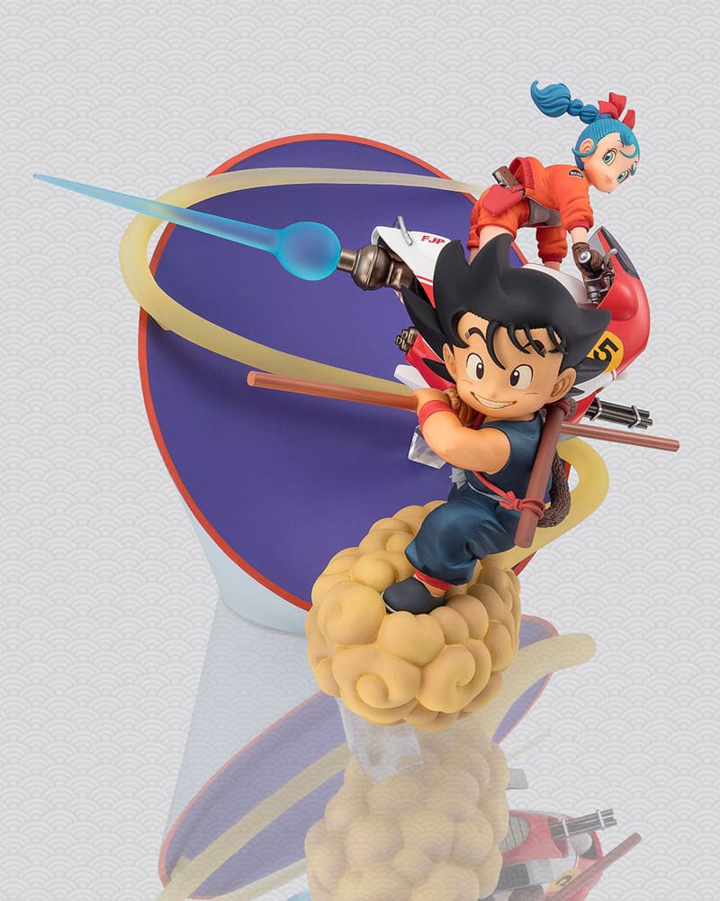 SU ORDINAZIONE Dragon Ball Figuarts ZERO PVC Statue Son Goku & Bulma 18 cm