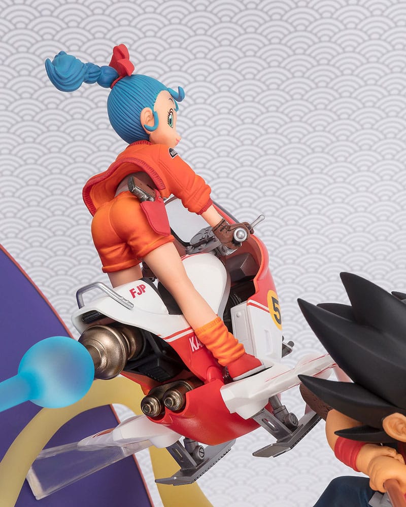 SU ORDINAZIONE Dragon Ball Figuarts ZERO PVC Statue Son Goku & Bulma 18 cm