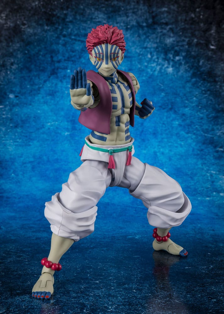 PREORDINE+ CHIUSO 05/2027 Demon Slayer: Kimetsu no Yaiba S.H. Figuarts Action Figure Akaza 15 cm