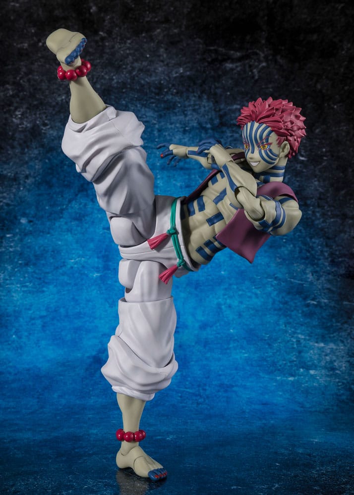 PREORDINE+ 10/2025 Demon Slayer: Kimetsu no Yaiba S.H.Figuarts Action Figure Akaza 15 cm