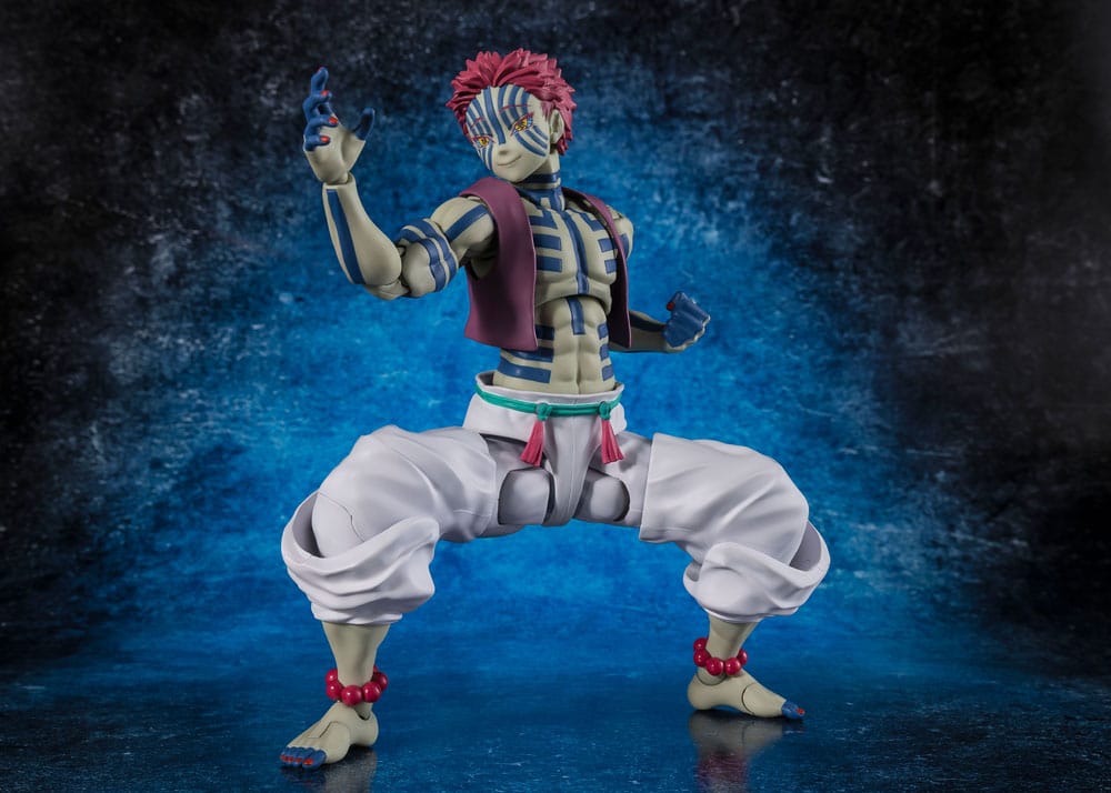 PREORDINE+ 10/2025 Demon Slayer: Kimetsu no Yaiba S.H.Figuarts Action Figure Akaza 15 cm