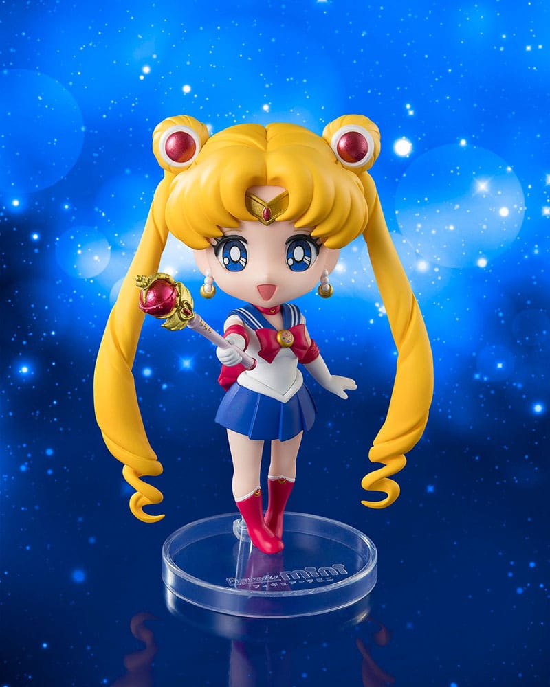 PREORDINE+ CHIUSO 01/2026 Pretty Guardian Sailor Moon R Figuarts mini Action Figure Sailor Moon Crystal Star Compact Edition 9 cm (C)