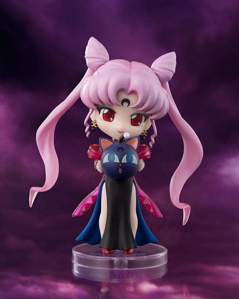 PREORDINE+ CHIUSO 01/2026 Pretty Guardian Sailor Moon R Figuarts mini Action Figure Black Lady 9 cm (C)