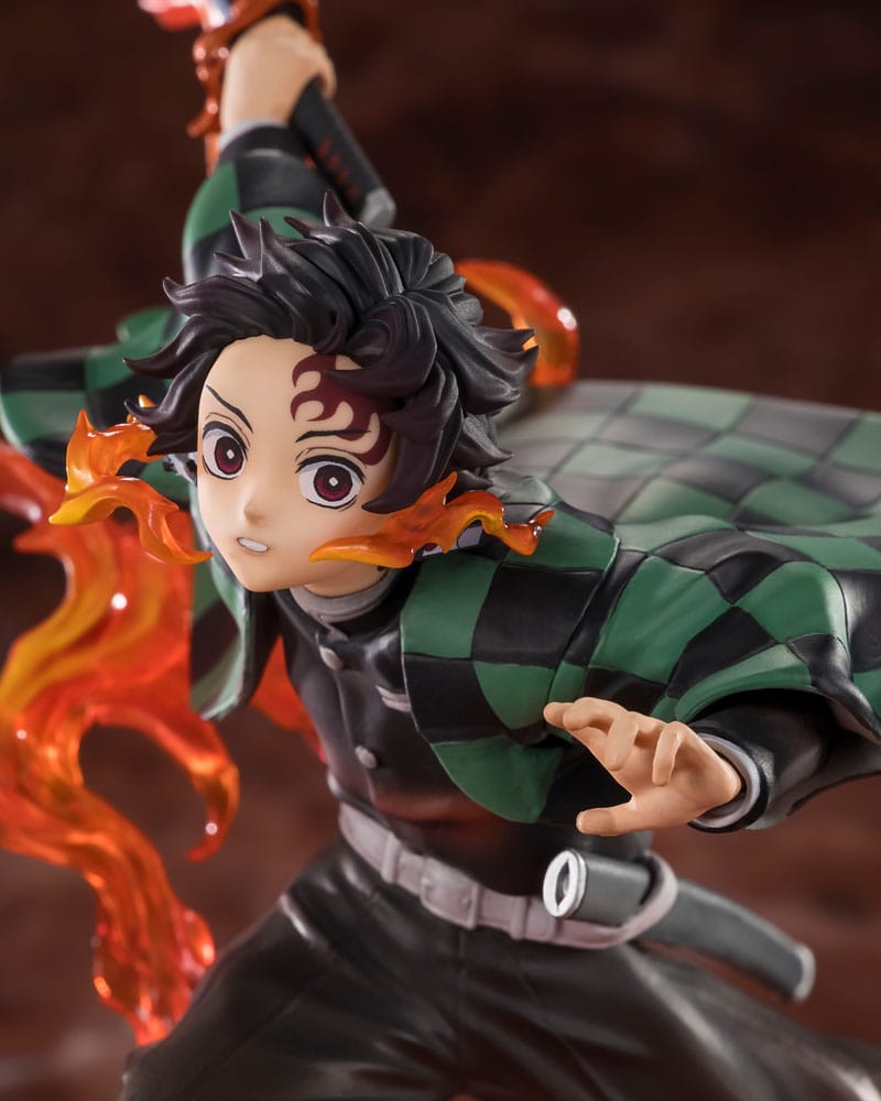 PREORDINE+ 11/2025 Demon Slayer: Kimetsu no Yaiba FiguartsZERO PVC Statue Kamado Tanjiro (Kyojuro Rengoku's Sword Guard Ver.) 19 cm