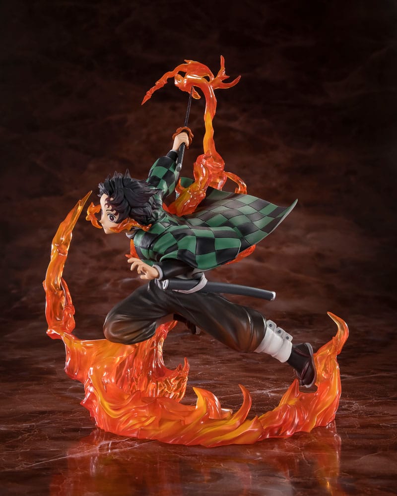 PREORDINE+ 11/2025 Demon Slayer: Kimetsu no Yaiba FiguartsZERO PVC Statue Kamado Tanjiro (Kyojuro Rengoku's Sword Guard Ver.) 19 cm