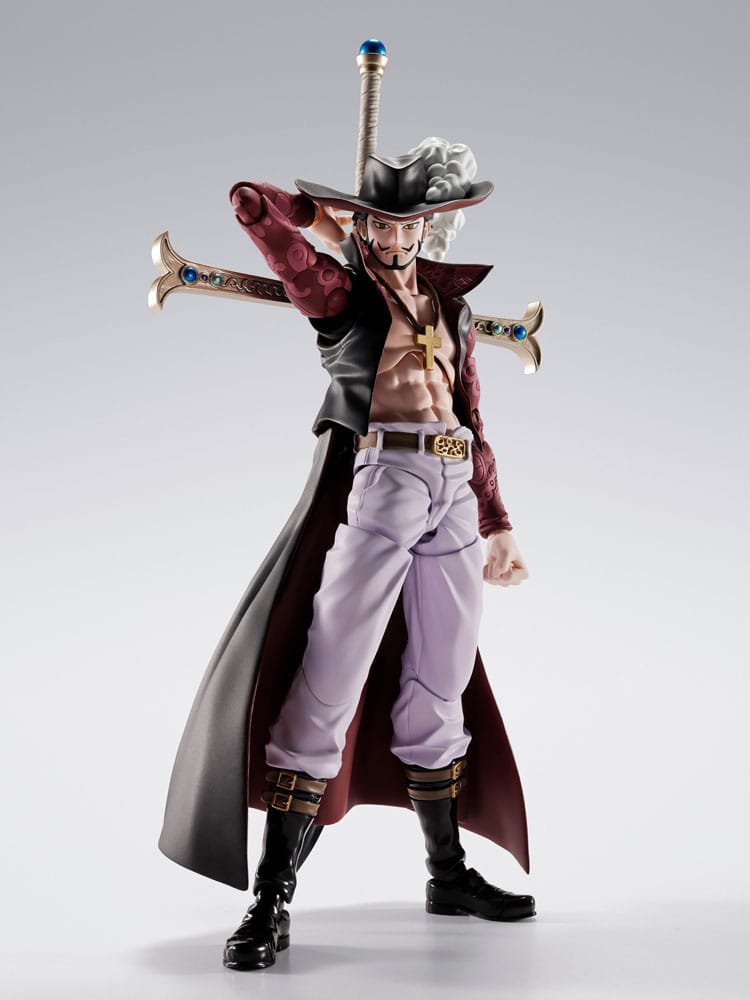 PREORDER+ 03/2026 One Piece SHFiguarts Action Figure Dracule Mihawk Hawkeye 17 cm