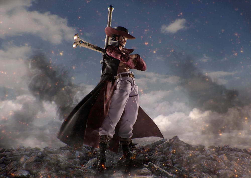 PREORDER+ 03/2026 One Piece SHFiguarts Action Figure Dracule Mihawk Hawkeye 17 cm