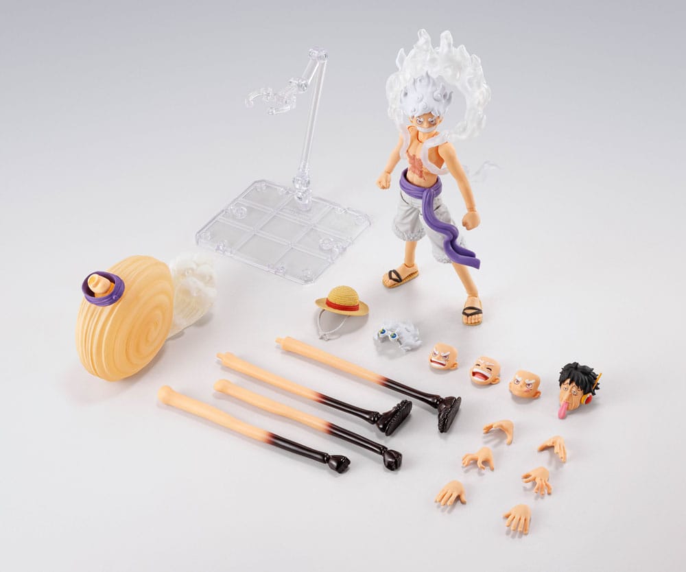 PREORDINE+ 01/2026 One Piece S.H.Figuarts Action Figure Monkey D. Luffy Gear 5 -Future Island Egghead- 15 cm