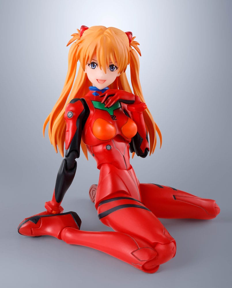 SU ORDINAZIONE Neon Genesis Evangelion S.H.Figuarts Action Figure Asuka Shikigami Langley 14 cm