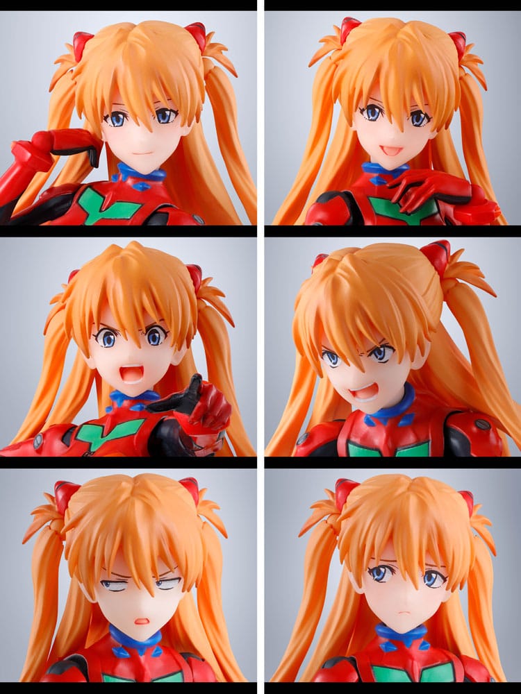 SU ORDINAZIONE Neon Genesis Evangelion S.H.Figuarts Action Figure Asuka Shikigami Langley 14 cm