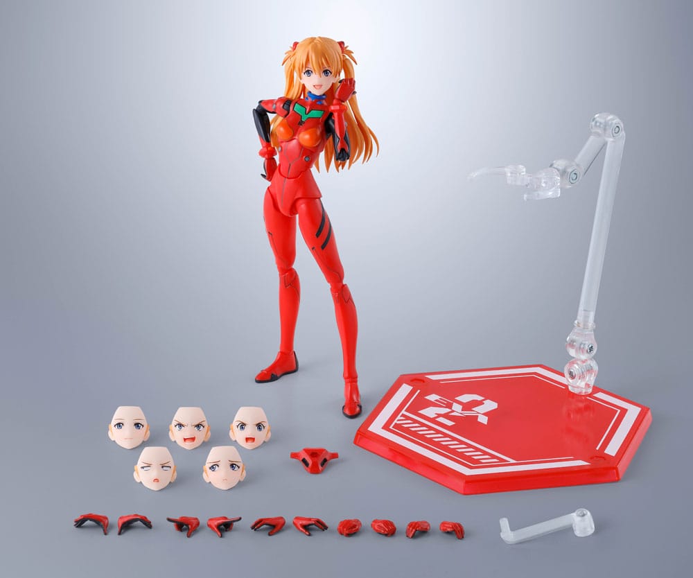 SU ORDINAZIONE Neon Genesis Evangelion S.H.Figuarts Action Figure Asuka Shikigami Langley 14 cm
