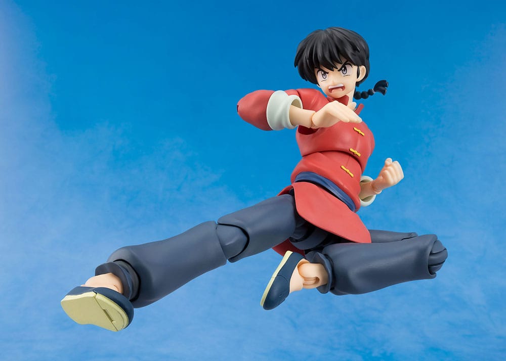 SU ORDINAZIONE Ranma 1/2 S.H. Figuarts Action Figure Ranma Saotome 14 cm