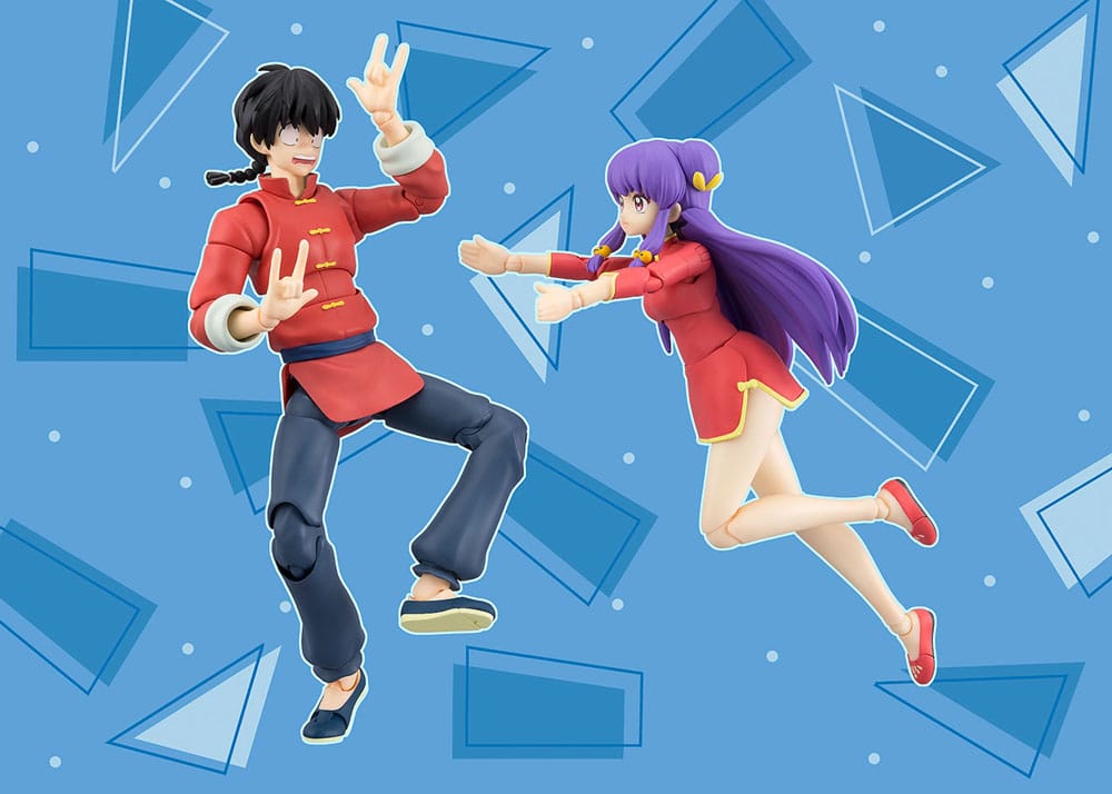 SU ORDINAZIONE Ranma 1/2 S.H. Figuarts Action Figure Ranma Saotome 14 cm
