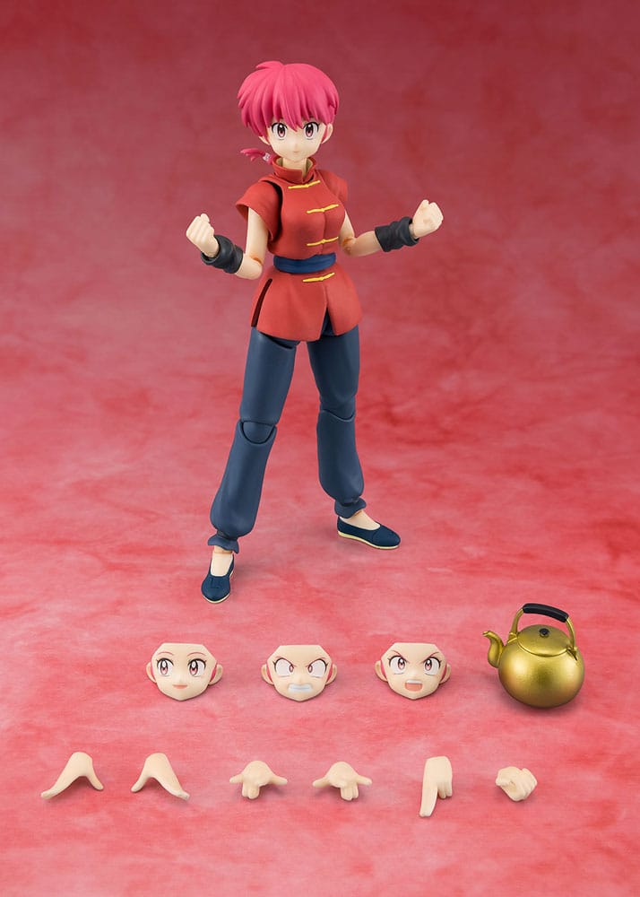 SU ORDINAZIONE Ranma 1/2 S.H. Figuarts Action Figure Ranma 12 cm