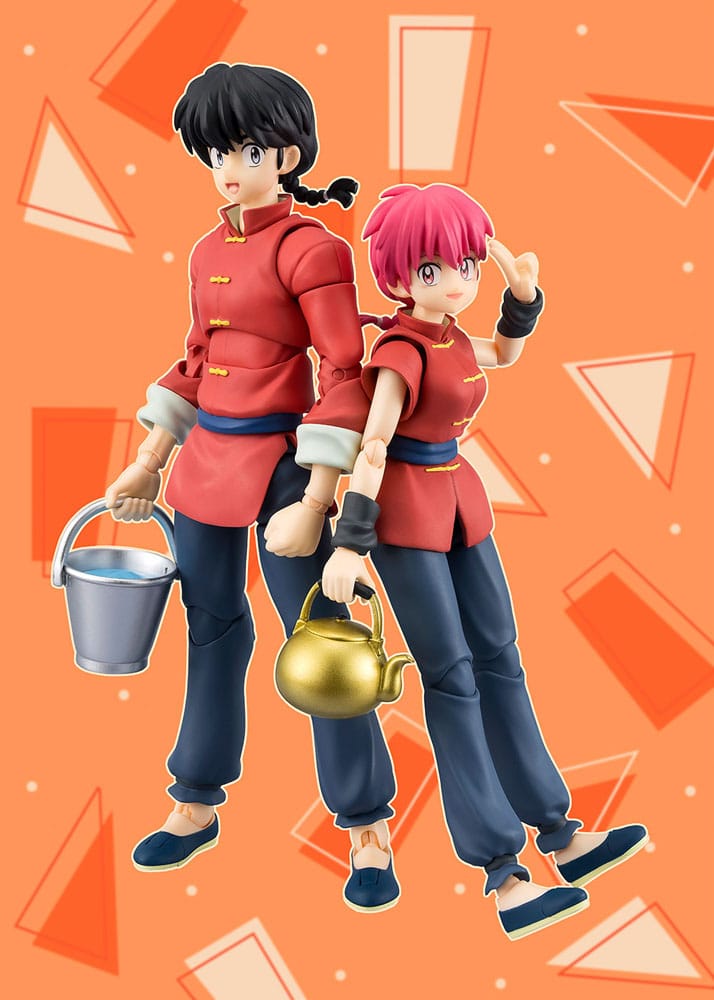 SU ORDINAZIONE Ranma 1/2 S.H. Figuarts Action Figure Ranma 12 cm