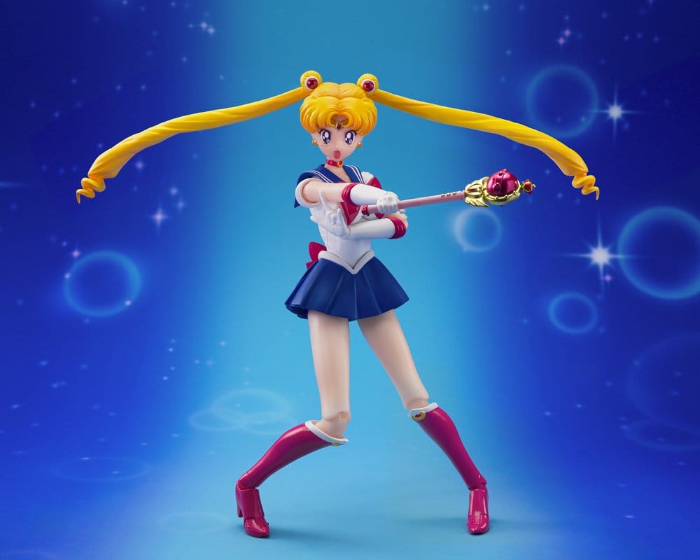 SU ORDINAZIONE Sailor Moon S.H. Figuarts Action Figure Sailor Moon -Crystal Star Compact Edition- 14 cm