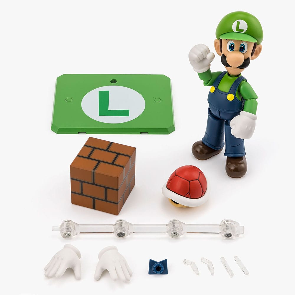 VORBESTELLUNG+ 05/2026 Super Mario SH Figuarts Actionfigur Luigi 11 cm