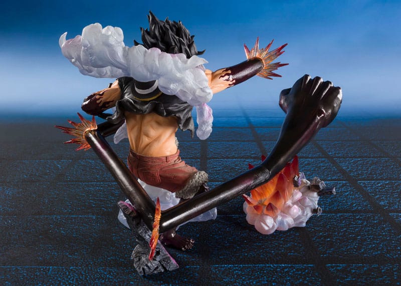SU ORDINAZIONE One Piece Figuarts ZERO Extra Battle PVC Statue Monkey D. Luffy Gear 4 Snake Man King Cobra 21 cm