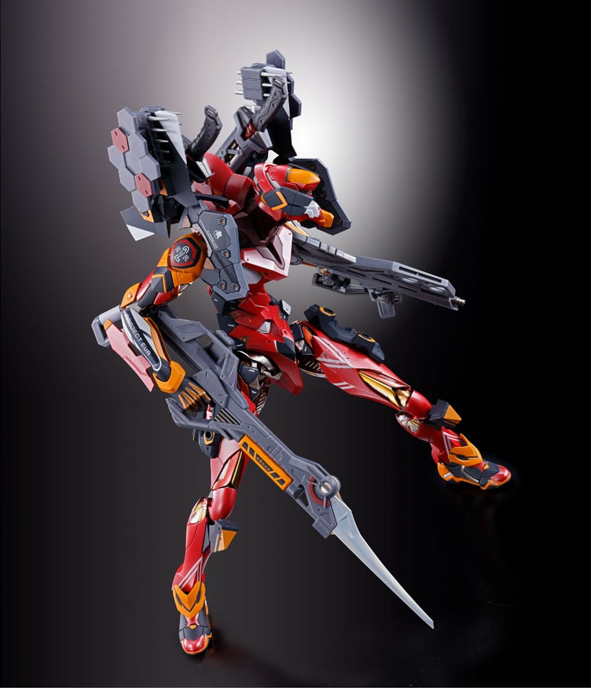 SU ORDINAZIONE Neon Genesis Evangelion Metal Build Action Figure Eva Production Model-02 30th with the Spear of Cassius 22 cm