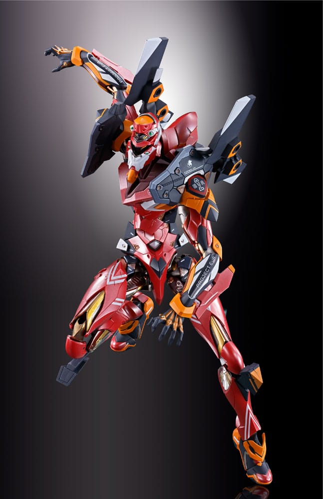 SU ORDINAZIONE Neon Genesis Evangelion Metal Build Action Figure Eva Production Model-02 30th with the Spear of Cassius 22 cm