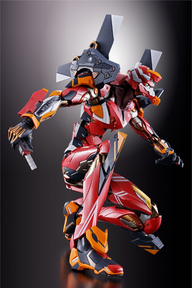 SU ORDINAZIONE Neon Genesis Evangelion Metal Build Action Figure Eva Production Model-02 30th with the Spear of Cassius 22 cm