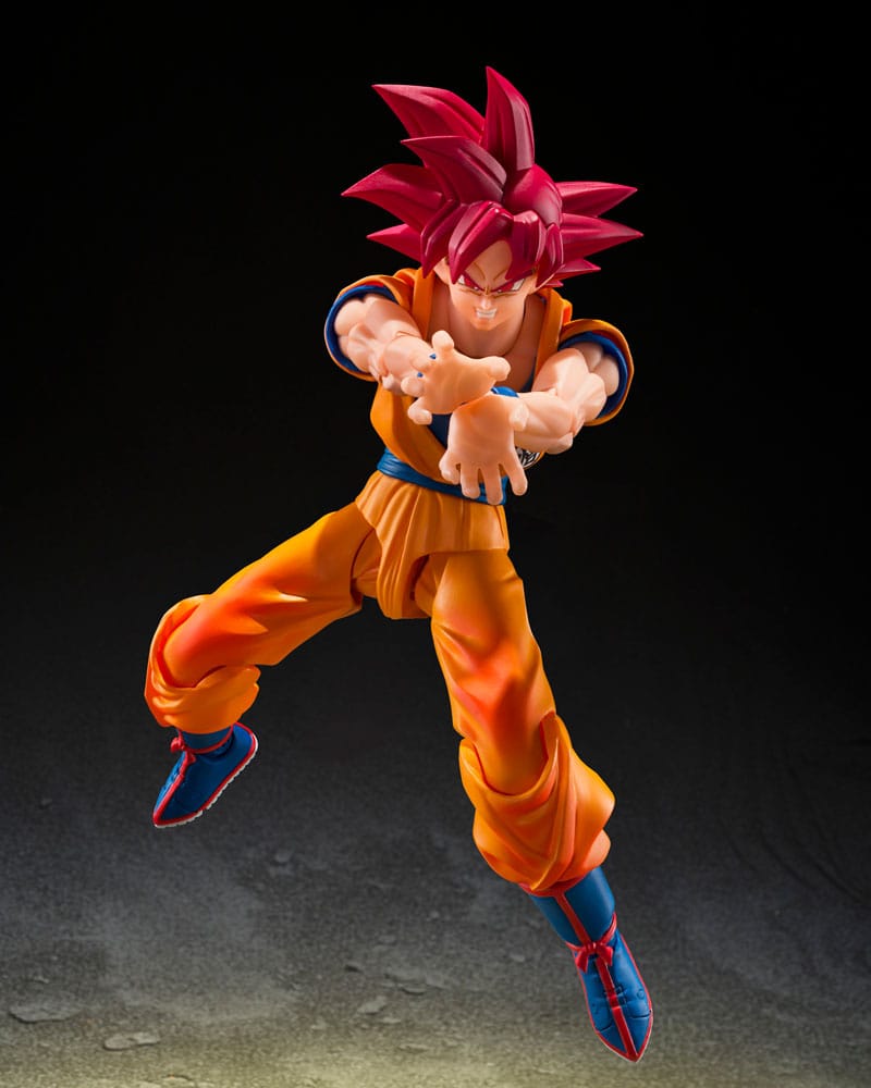 PREORDINE+ 07/2027 Dragon Ball Super S.H.Figuarts Action Figure Super Saiyan God Son Guko (God Aura) 15 cm