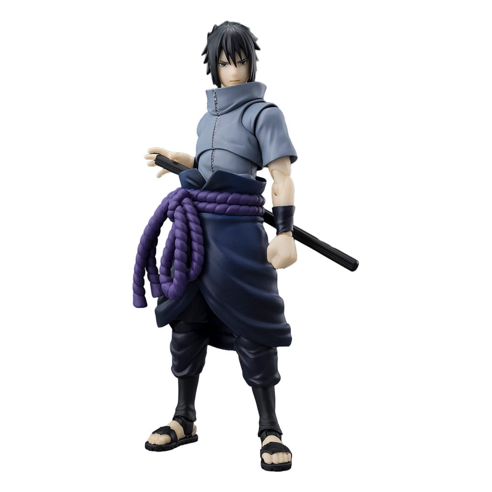 PREORDINE+ 09/2026 Naruto S.H.Figuarts Action Figure Sasuke Uchiha Solitary Shinobi 15 cm