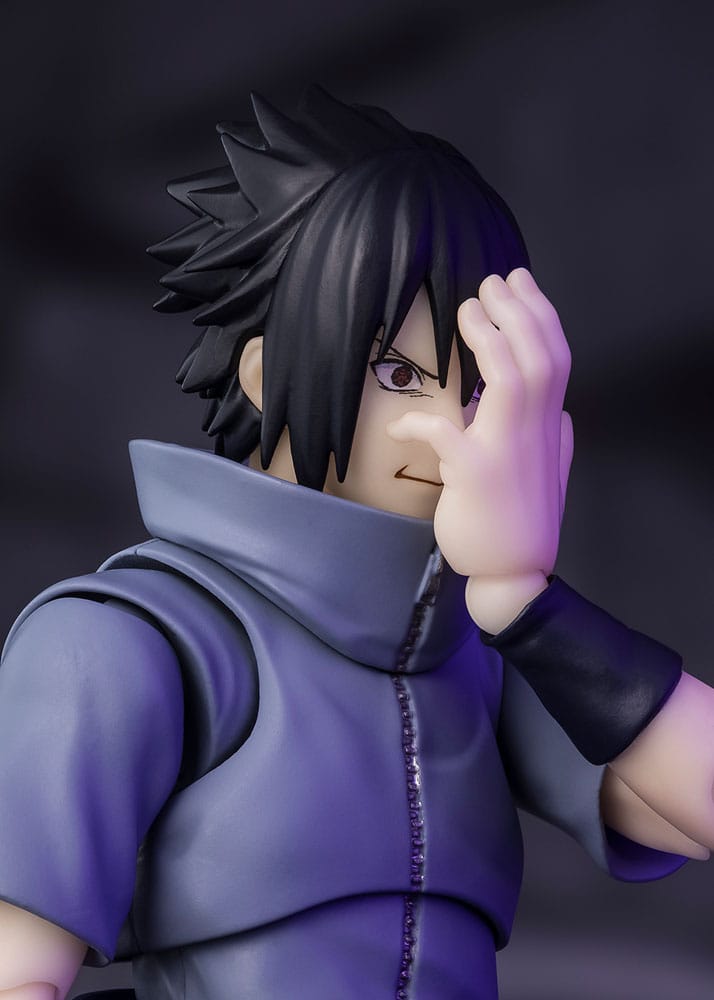 PREORDINE+ 09/2026 Naruto S.H.Figuarts Action Figure Sasuke Uchiha Solitary Shinobi 15 cm