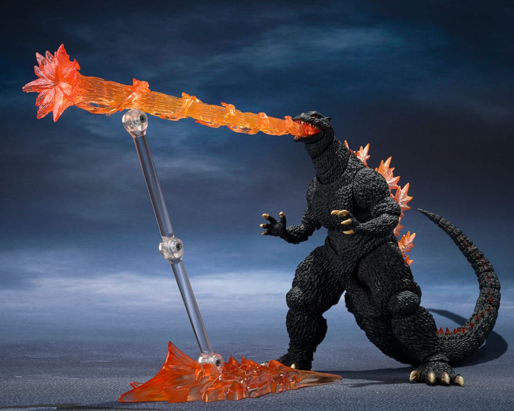 SU ORDINAZIONE Godzilla: Final Wars S.H.MonsterArts Action Figure Godzilla Heat Ray Ver. vs. New Gotengo 16 cm