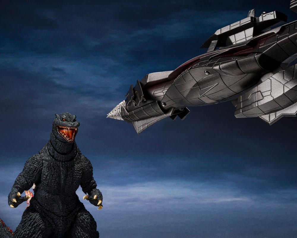 SU ORDINAZIONE Godzilla: Final Wars S.H.MonsterArts Action Figure Godzilla Heat Ray Ver. vs. New Gotengo 16 cm